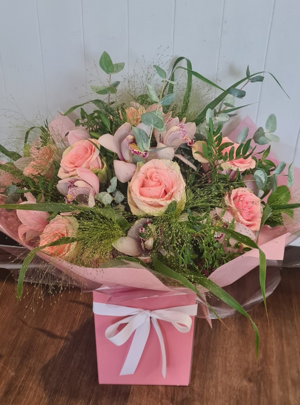 Pastel Pink roses bouquet
